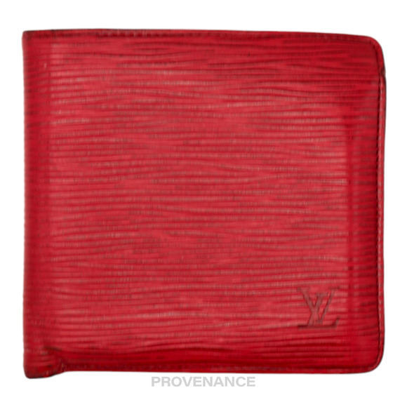 🔴 Louis Vuitton Marco Wallet - Red Epi Leather - Picture 1 of 9